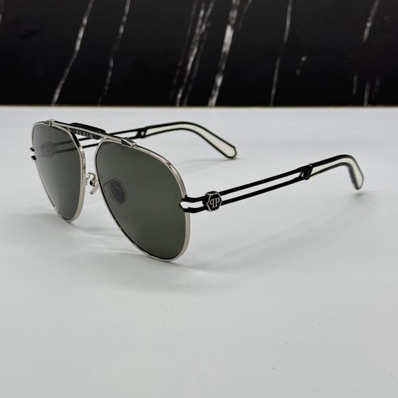 NEW SPP048M 0583 PHILIPP PLEIN SEVENTIES MEN PHILIPP PLEIN SUNGLASSES - Picture 6 of 11
